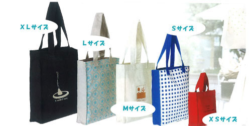 マチ付きトールトートバッグオリジナルプリントサンプル画像